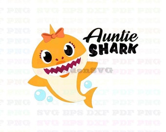 Free Free 289 Auntie Shark Svg Free SVG PNG EPS DXF File