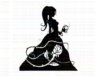 Belle Svg Etsy