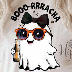 Boo rracha PNG-SVG-Halloween costume-Latino halloween-Funny Shirt-Mexican-Spanish Halloween, Comadre Crew-Drunk Ghost-TrikoTri-Spooky-Latina