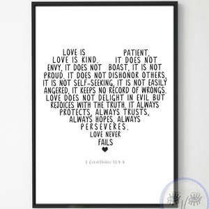 Love Is Patient svg-1 Corinthians svg-Catholic-Scriptures heart-Love is patient heart-Love never fails svg