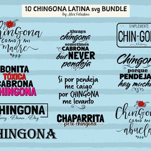 Chingona svg bundle-Latina svg bundle-Spanish svg-Español svg-Mujer latina svg-Funny latina bundle svg