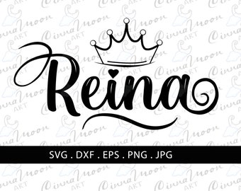 Reina svg-Español svg-Reina cut file for cricut-Spanish svg-Latina svg-Hispanic svg-Madre svg-Mama svg-Mother's day svg-Dia de la madre svg