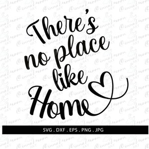There&#39;s no place like home SVG-There&#39;s no place like home sign-Home svg-There&#39;s no place like home cut file