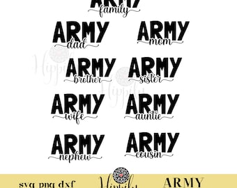 Army wife svg-Army svg-Army family svg-Army wife cut files.Army wife cricut files-Army wife t shirt-Army wife dxf