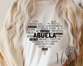 Abuela svg-Abuela palabras svg-Abuela corazón svg-png-Abuelita svg-Día de las Madres svg-Corazón-Cualidades-Mamá-Abuela latina