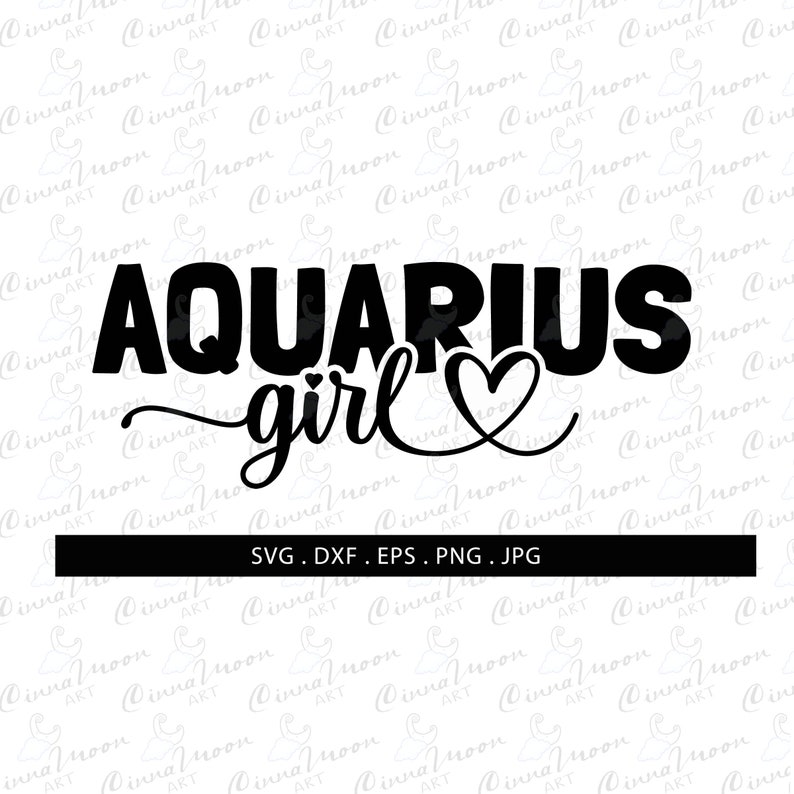 Download Aquarius Girl Svg Birthday Girl Svg Aquarius Svg January February Aquarius Girl Cut File Commercial Use Birthday Clip Art Art Collectibles
