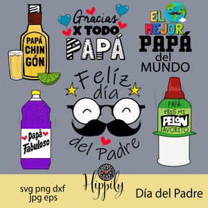 Día del Padre-Día del Padre svg-Papá svg-Father's day-Father's day svg-Padre latino