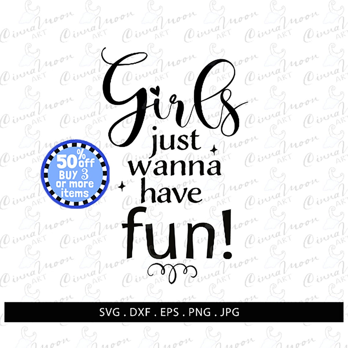 Girls just wanna have fun svgGirls just wanna have funGirls Etsy