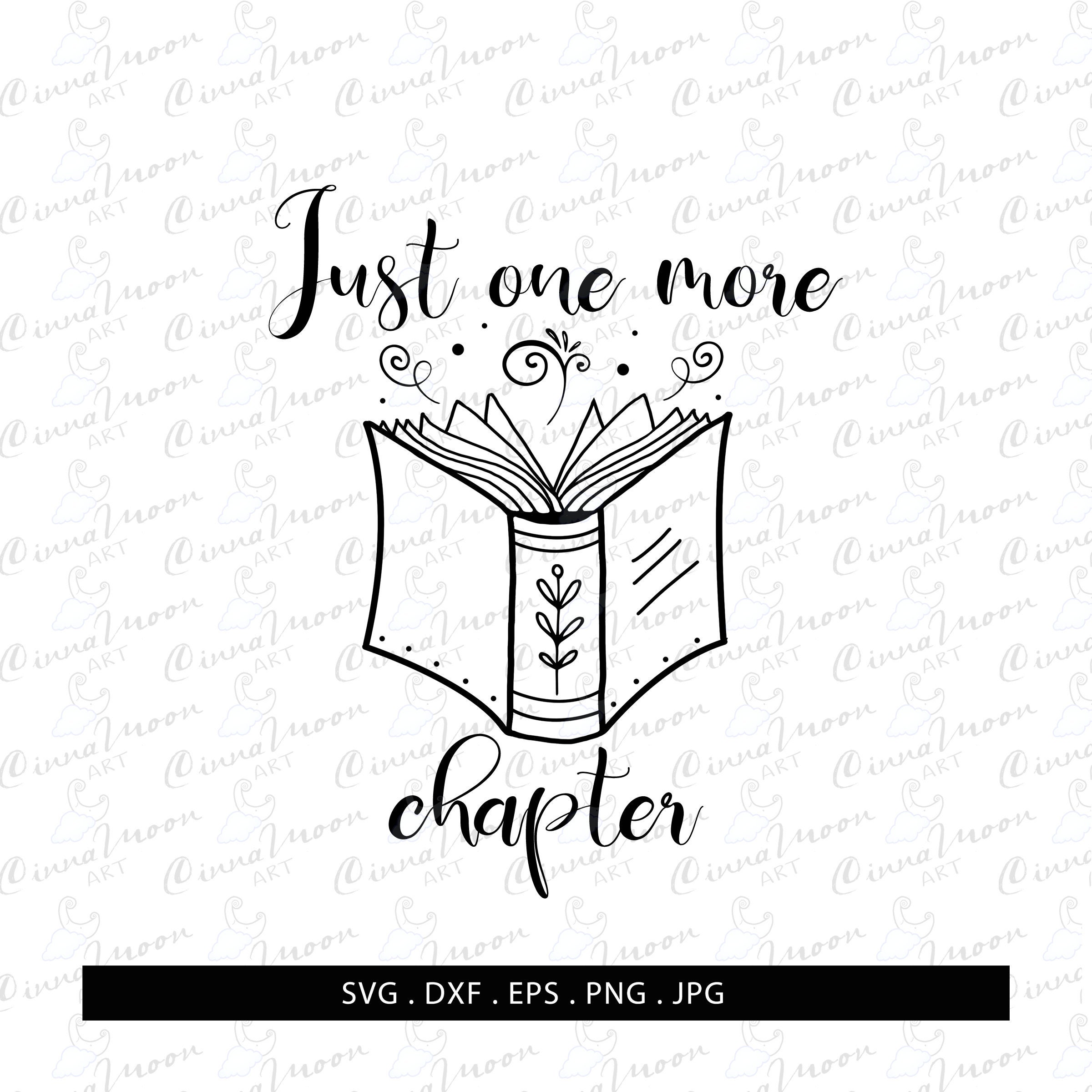 Just One More Chapter Svg-just One More Chapter Cut File-just | Etsy
