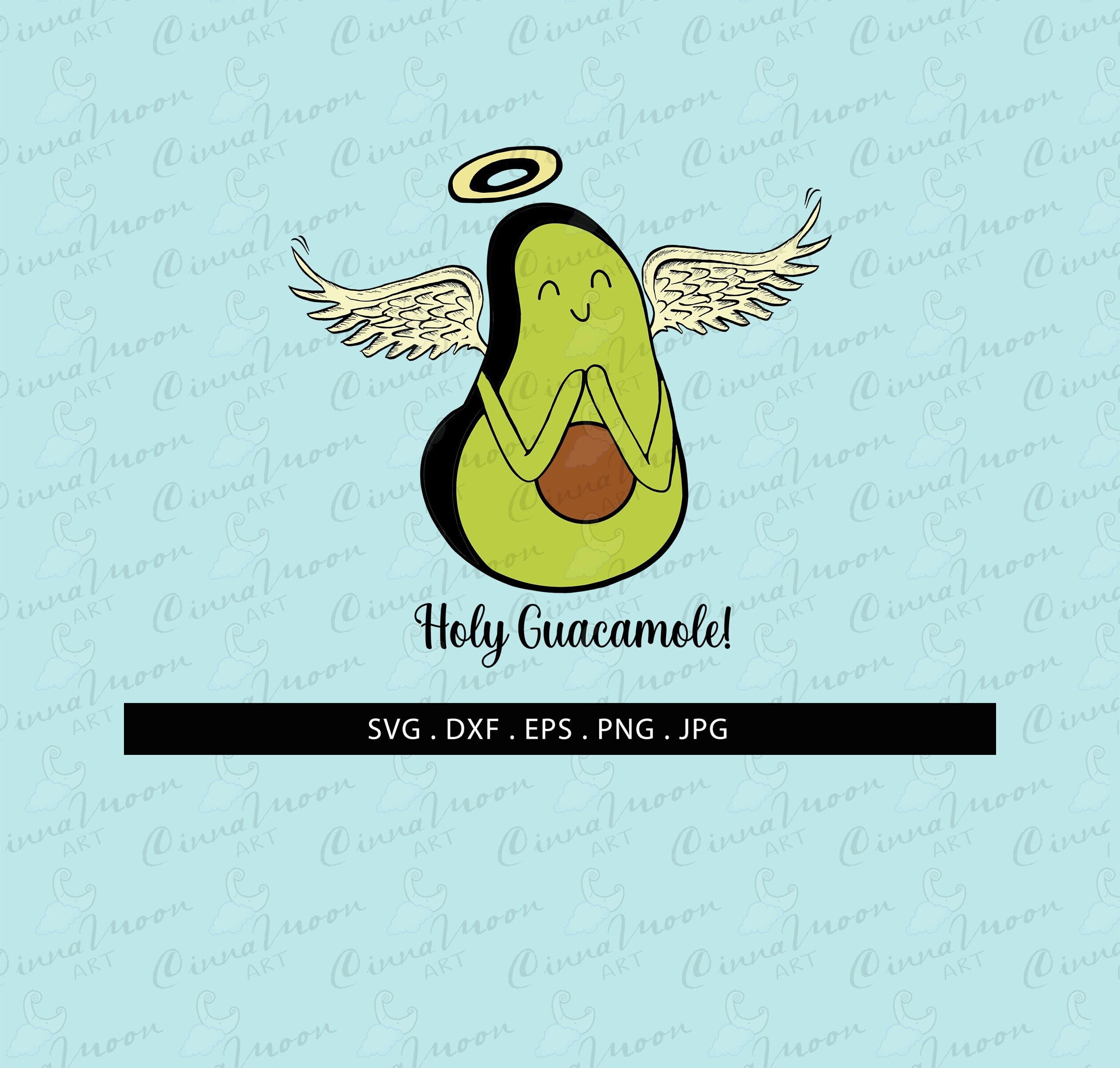 Holy Guacamole Svg-holy Guacamole Dxf-guacamole Svg-avocado - Etsy
