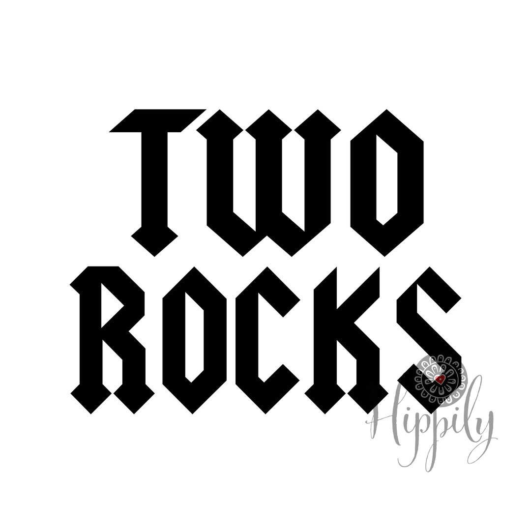 Two Rocks Svgpngepsbirthday Svgtoddlerbabyrocks Svgkids Svgboy
