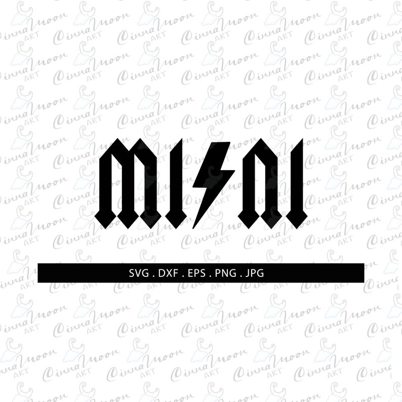 Mini Acdc Svg-girl Svg-mini Svg-mini Cut File-mini Cutting - Etsy