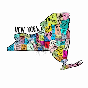 New York City Map-New York map-New York counties map-svg-png-8x10 jpg printable-New York Beautiful map