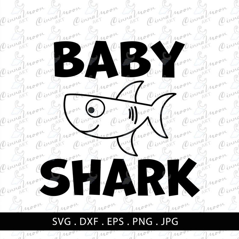 Free Free 69 Silhouette Baby Shark Svg SVG PNG EPS DXF File