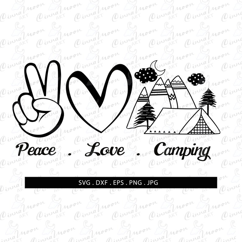 Free Free 177 Peace Love Camping Svg Free SVG PNG EPS DXF File