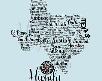 Texas map-Texas map svg--Texas print-Digital Download-Texas state map-Printable-svg-png-pdf