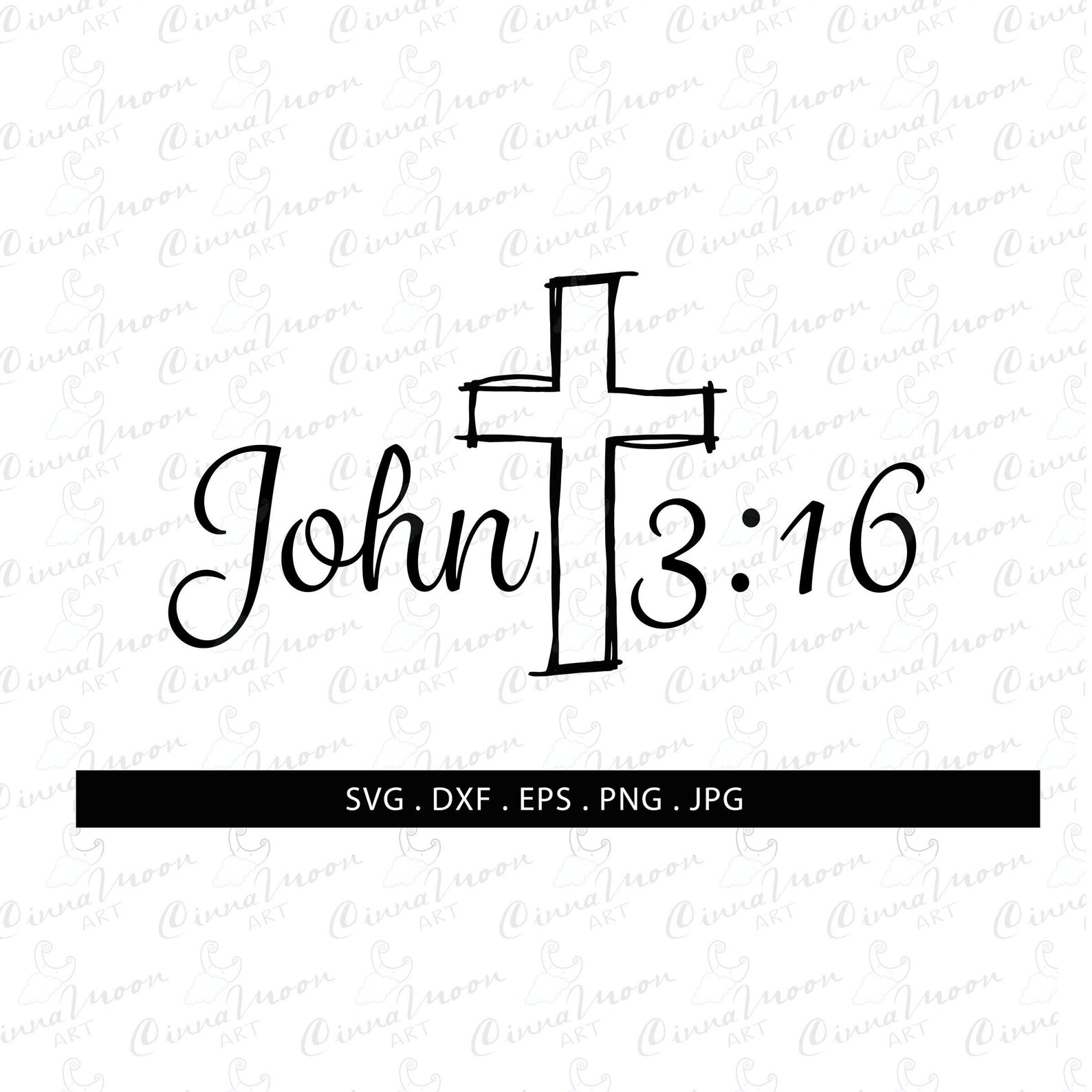 John 316 svgJohn 3 16 dxfChristian Etsy
