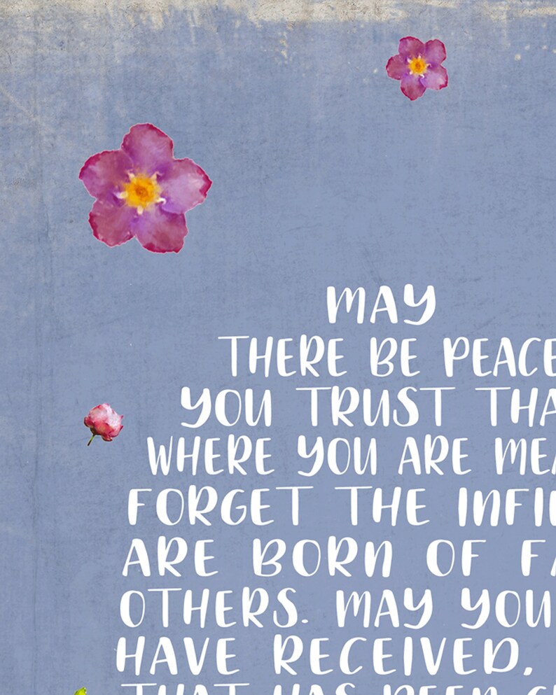 May Today There Be Peacest.therese of Lisieuxmay Today There Etsy