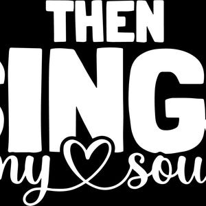 then sings