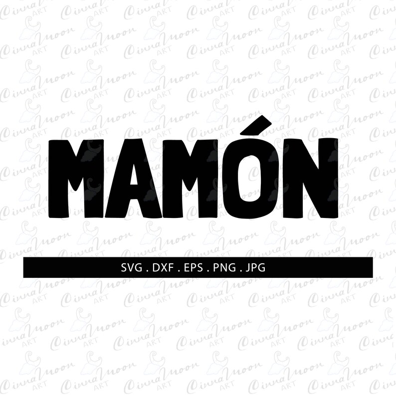 Mamón svg-Mamon svg-Mamón dxf-Spanish bad | Etsy
