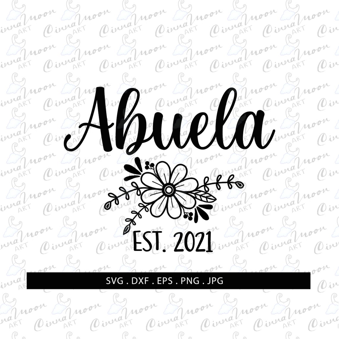 Abuela Svg Abuelita Svg Abuela Cut File Abuela Dxf Latin Etsy
