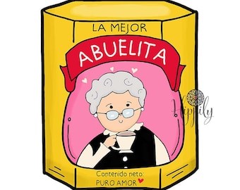 Abuelita svg-Chocolate Abuelita svg-png-La mejor abuelita svg-Mexicana-Latina-Hispana-Español-Spanish svg-Tradición Mexicana-México