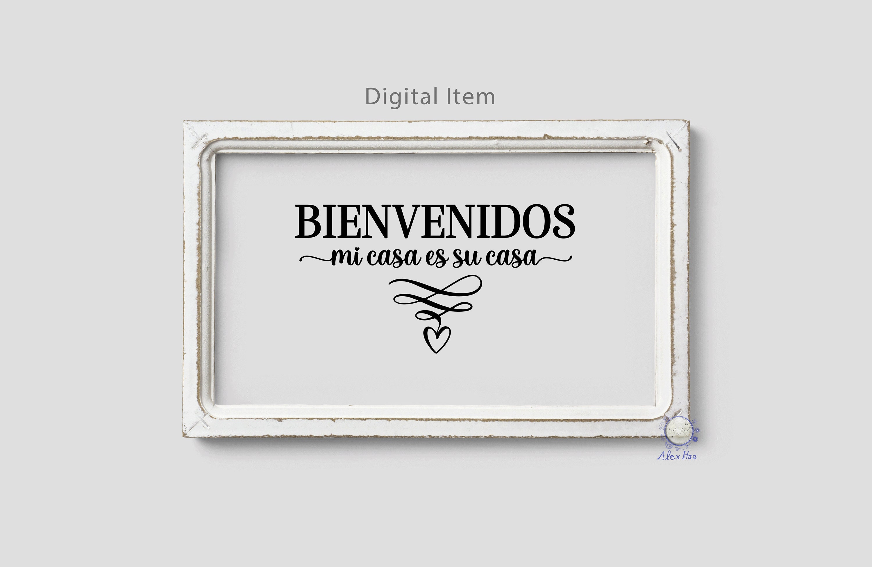 Bienvenido a Casa - Square Handheld - Spanish SPHH001