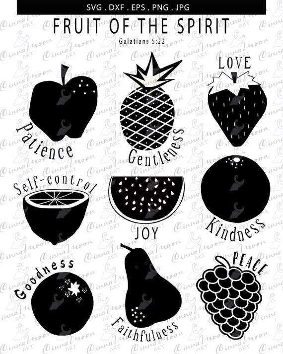 Fruit of the Spirit Svgfruit of the Spiritbible Verse SVG Etsy