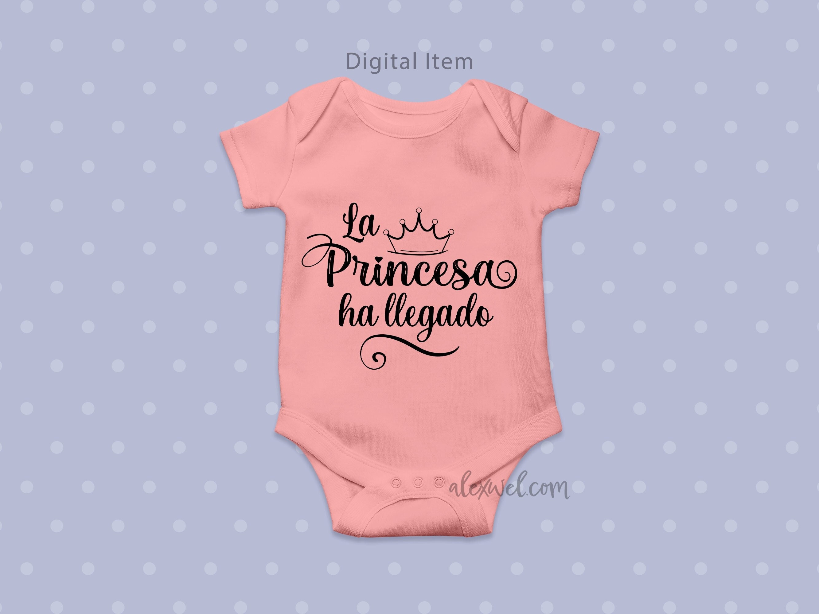 La Princesa Ha Llegado SVG DXF EPS Png Files for Cutting 