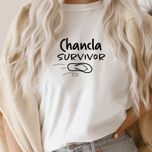 Chancla Survivor Drapeau Mexicain Latino Hispanic Taco' T-shirt premium  Femme