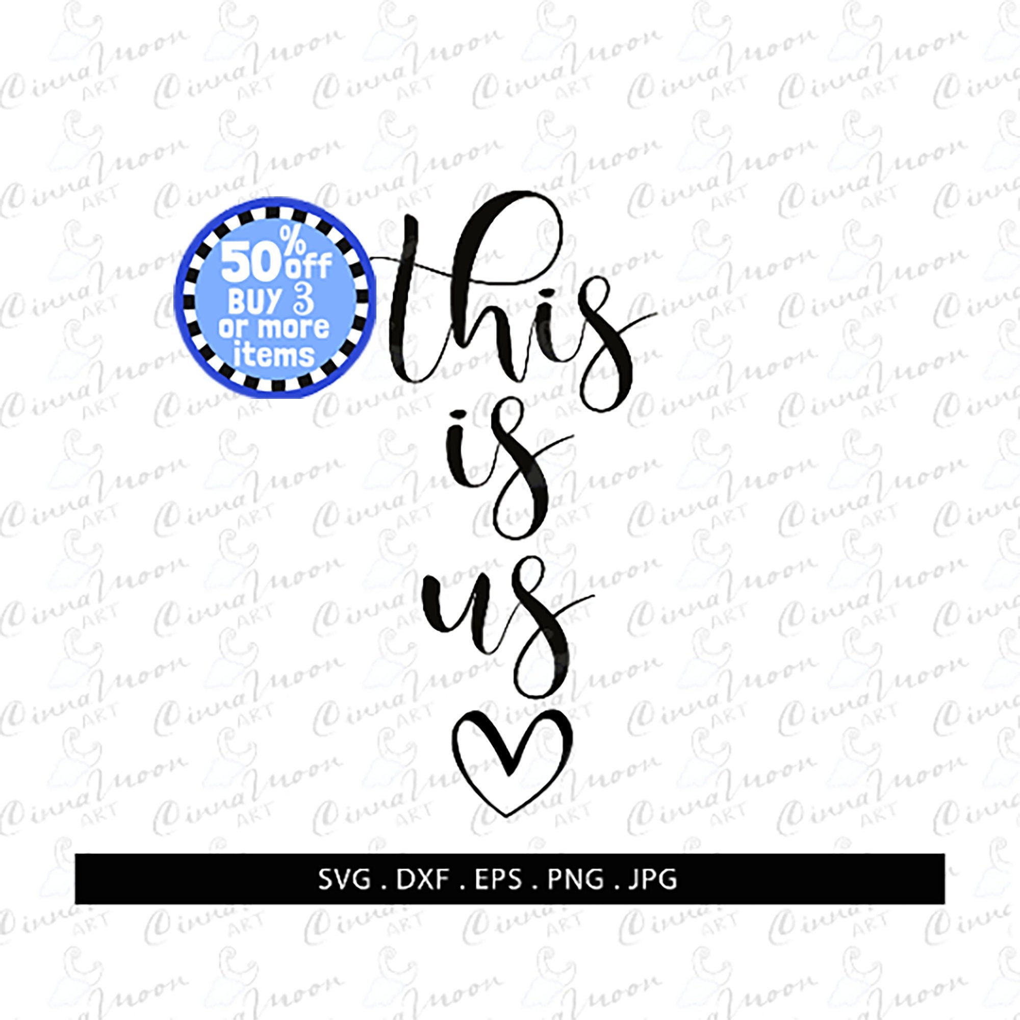 This Is Us SVGThis is us cut filethis is usThis is us Etsy