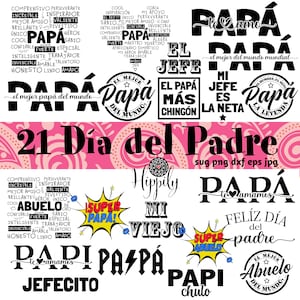 Día del Padre svg- Día del Padre svg bundle-Spanish svg-Mexican svg- Latin svg-Papá svg-Cricut files-png sublimation-Hispanic-Father-Latino