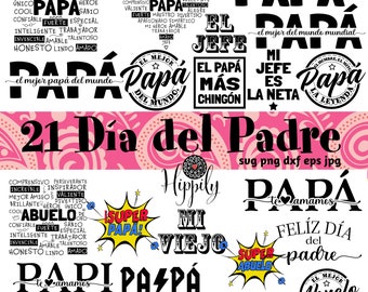 Día del Padre svg- Día del Padre svg bundle-Spanish svg-Mexican svg- Latin svg-Papá svg-Cricut files-png sublimation-Hispanic-Father-Latino