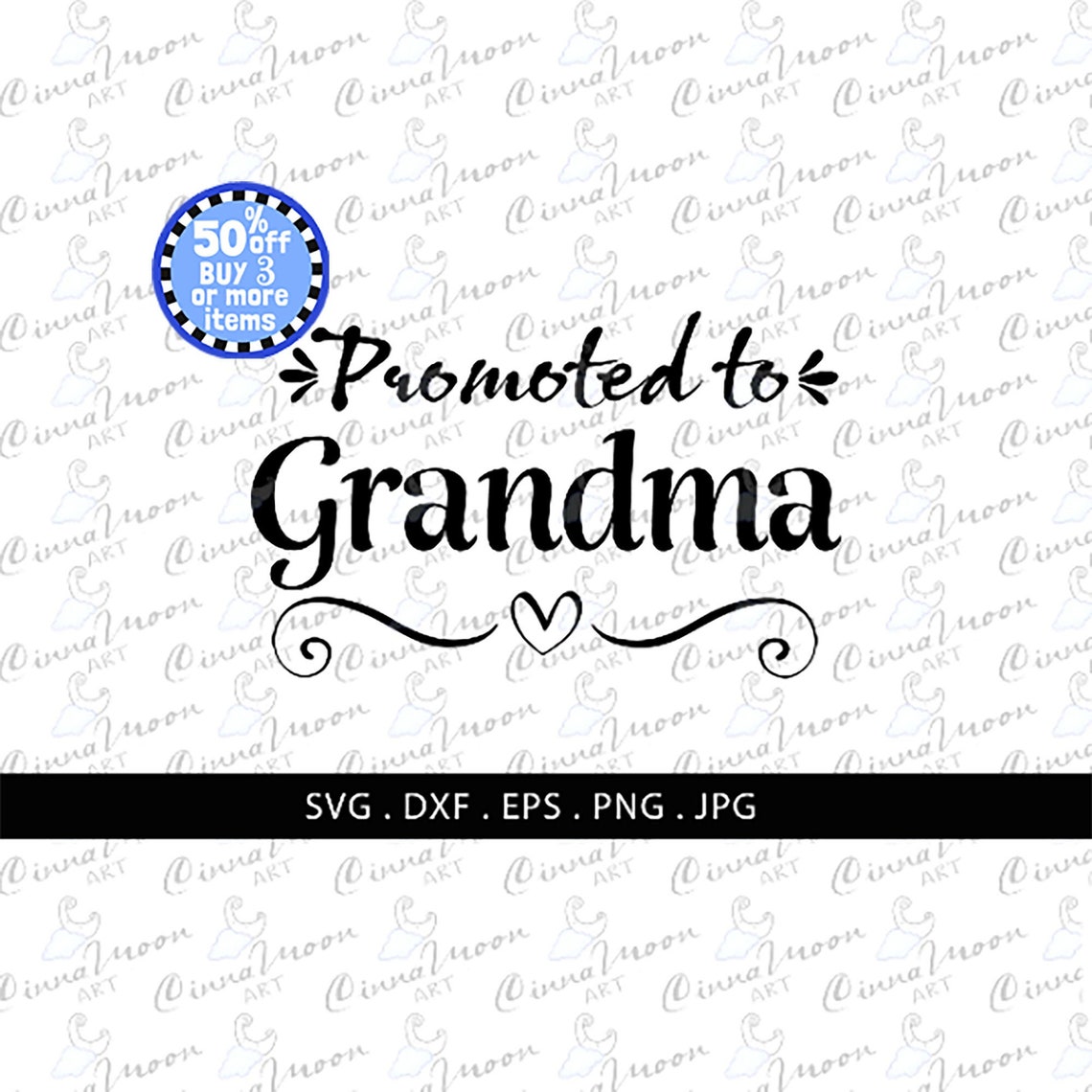Download Promoted To Grandma SVG-Eps-Png-Cut File-New Grandma | Etsy