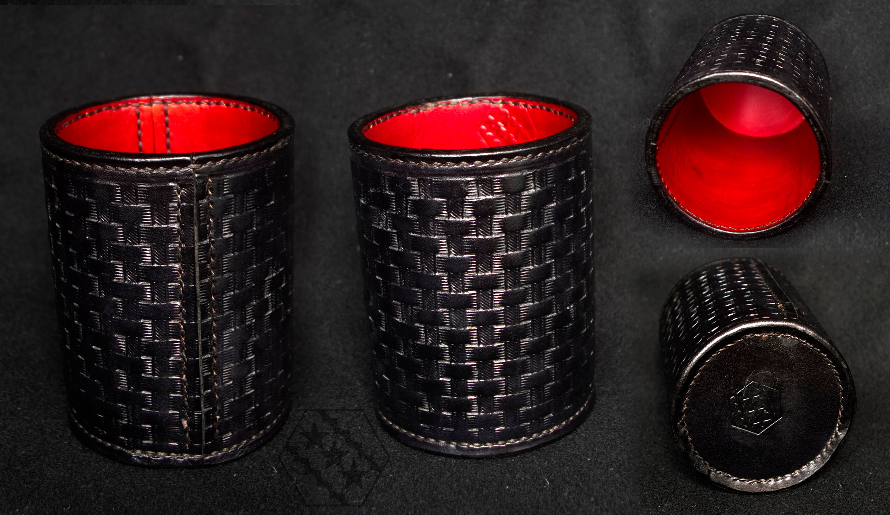 Handmade Leather Dice Cup Etsy