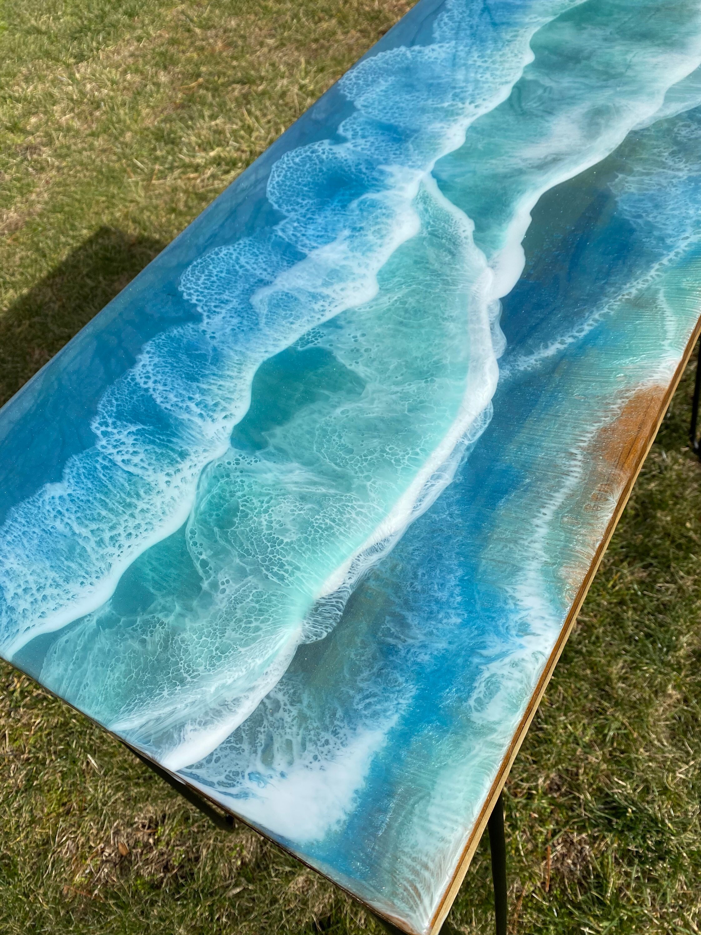 Entryway Table Console Table Ocean Table Beach House Table Etsy