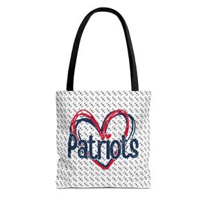 New England Football Tote Bag | Football Tote | New England Football Lovers Gift