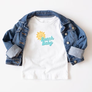 Beach Baby Infant Fine Jersey Girl, Boy, Unisex T-Shirt, Baby Shower Gift, 6M, 12M, 18M, 24m