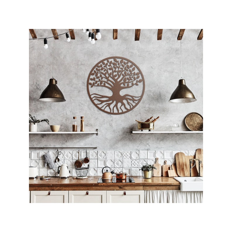 Metal Tree of Life Living Room Wall Art Hebrew Wall Decor Etsy