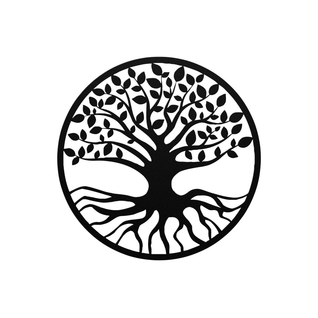 Metal Tree of Life Living Room Wall Art Hebrew Wall Decor Etsy