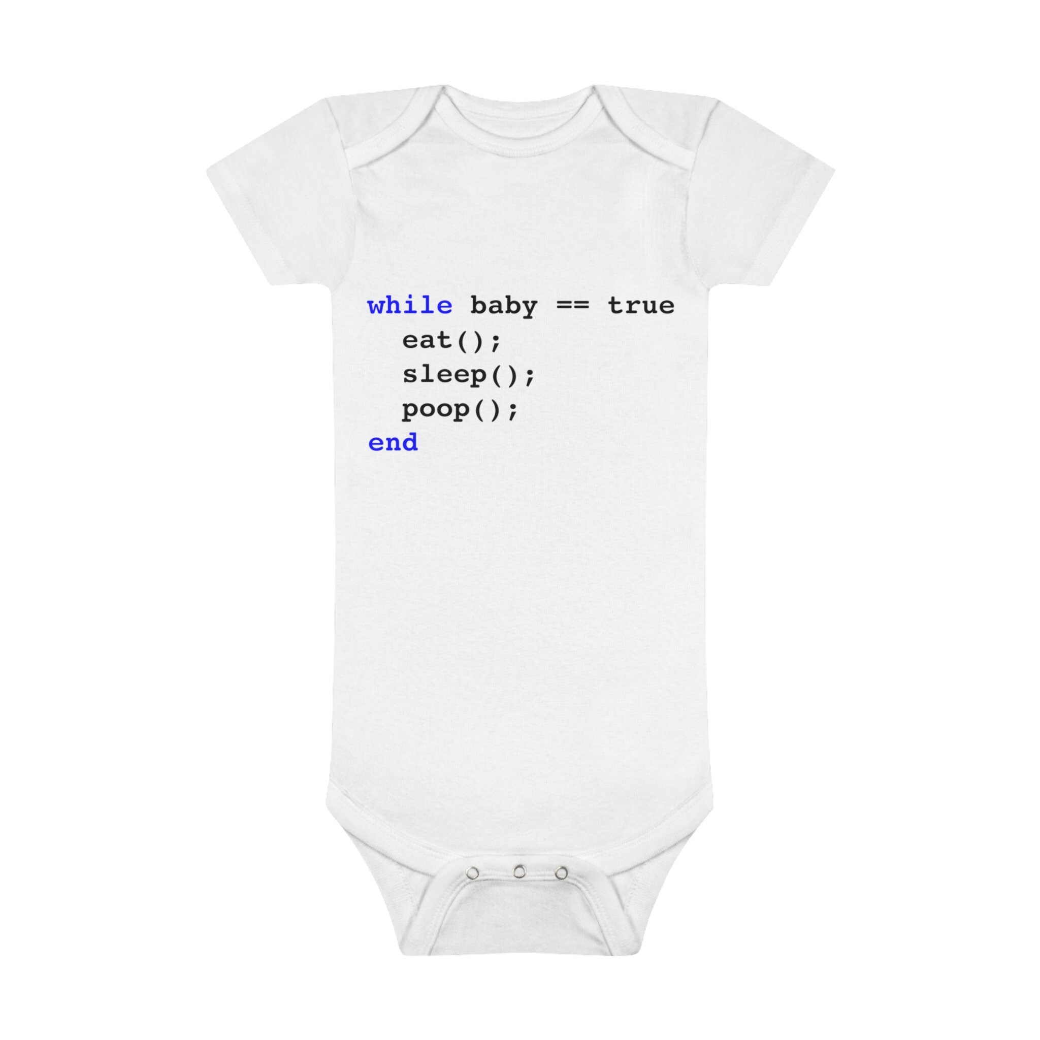 Baby Code Organic Onesie® Funny Science Math Gift Cute Clever Baby