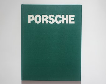 porsche - 1982 - vintage coffee table car design book