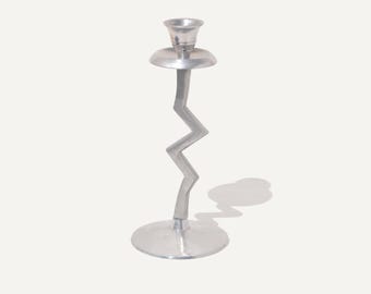 vintage zig zag candleholder