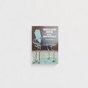 twentieth century furniture: materials, manufacture and markets - 1994 - vintage coffee table design book