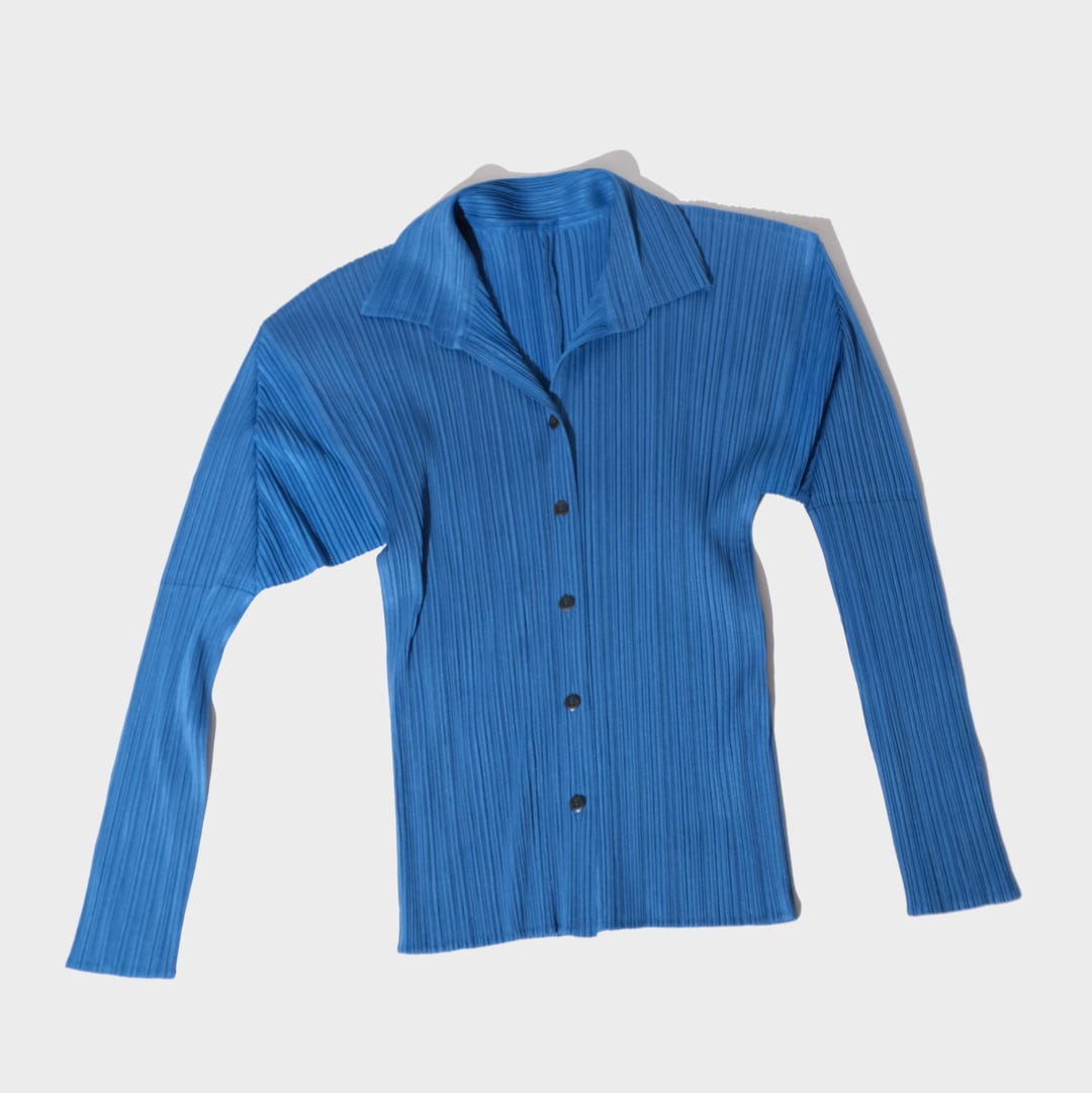 ISSEY MIYAKE PLEATS PLEASE 1990s polo