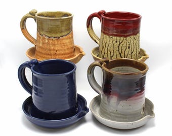 Handmade Pottery Bacon Cooker: Microwave Stoneware Cooking Gadget