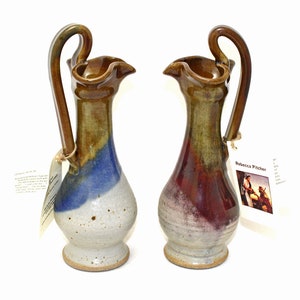 Handmade Stoneware Rebekah Pitcher: Nichols Pottery, Biblical Gift
