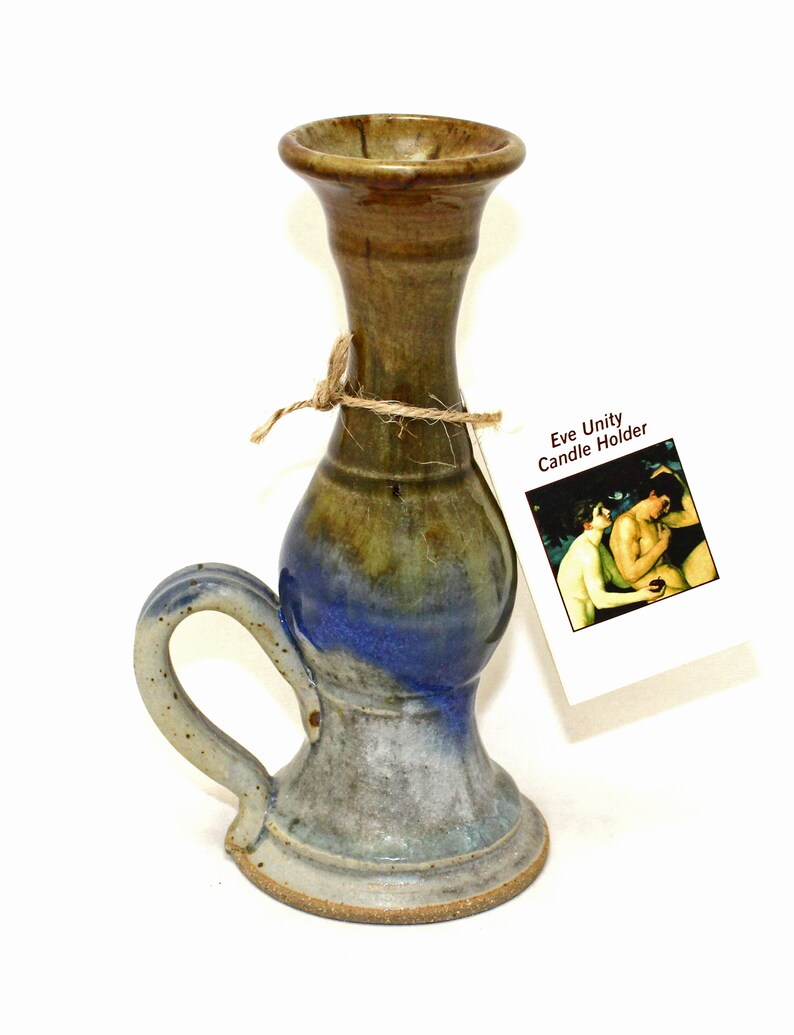Christian Woman Gift Handmade Pottery Bible Vase Eve Unity by Etsy