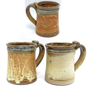 Handmade Pottery Mug, Stoneware Mug, Coffee Mug, Tea Mug, Mug for Mom, Large Coffee Mug, Fathers Day Gift, Birthday Gift, Coffee Lover Gift image 4