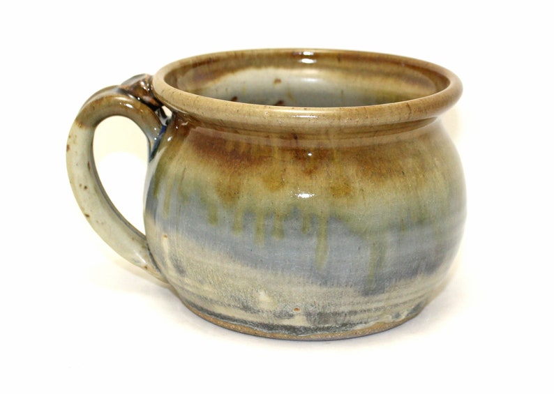 Handmade Pottery Soup Mug Stoneware Mug Microwave Safe Etsy